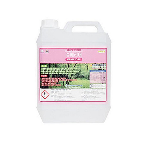 [업체별도배송]한국아이디켐 핸드워시 슈페리어 액체 3.75L 1EA