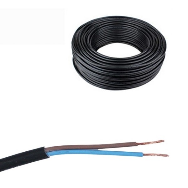 [업체별도배송]상진전선 VCTF케이블 ELECTRIC-S(VCTF) 2.5SQ 2C 300/500V 흑색 100m/ROL 1EA
