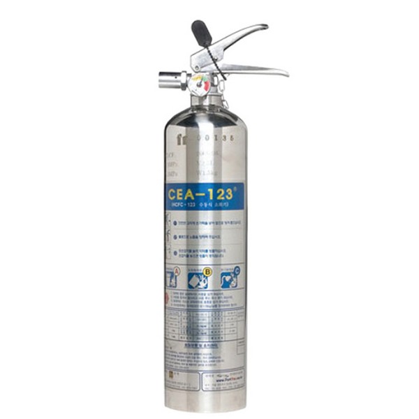 [업체별도배송]포트텍 청정소화기 FTPE-2 청정소화기(HCFC-123) 2.5kg