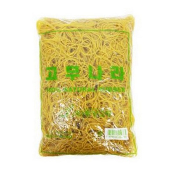[업체별도배송]동양고무 고무줄 황색 (W)1.3*(L)70mm 1BAG