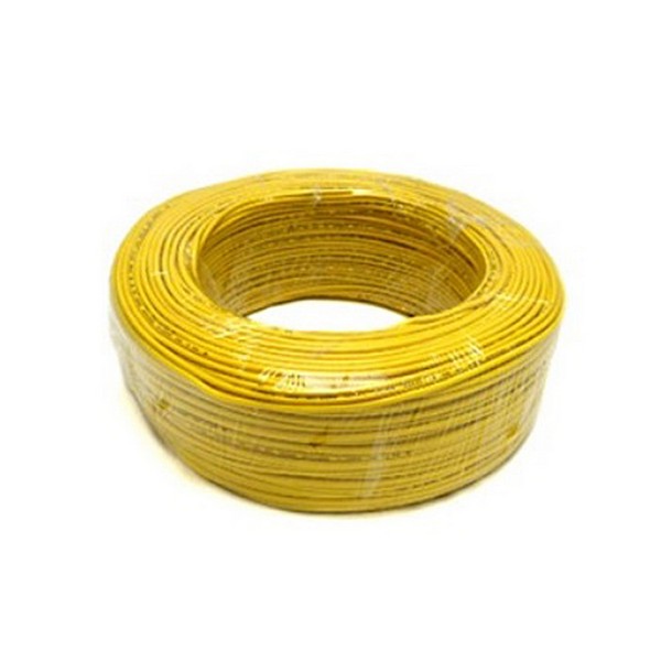 [업체별도배송]상진전선 VSF케이블 ELECTRIC-S(VSF) 0.5SQ 1C 300/500V 황색 200m/ROL 1ROL