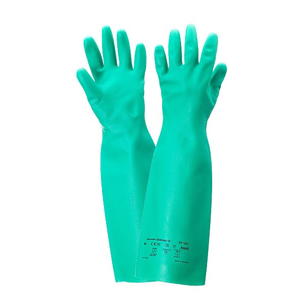 ANSELL 내화학장갑 알파텍 솔벡스 37-185 NITRILE 460mm 8호
