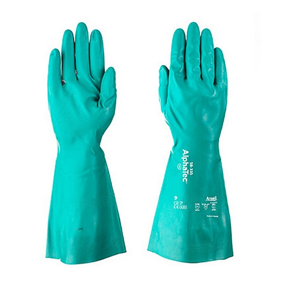 ANSELL 내화학장갑 알파텍 58-335 NITRILE 370mm 9호