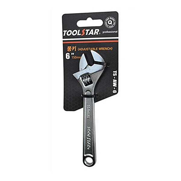 [업체별도배송]TOOLSTAR 몽키스패너 TOOLSTAR-S(TS-AW-6) 0~19.3mm