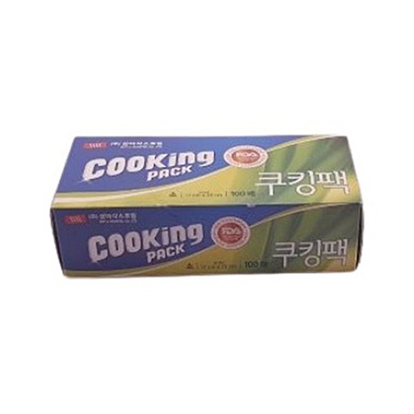 [업체별도배송]삼아알미늄상사 쿠킹S 위생백 쿠킹S위생백 250*350mm 100매 1EA