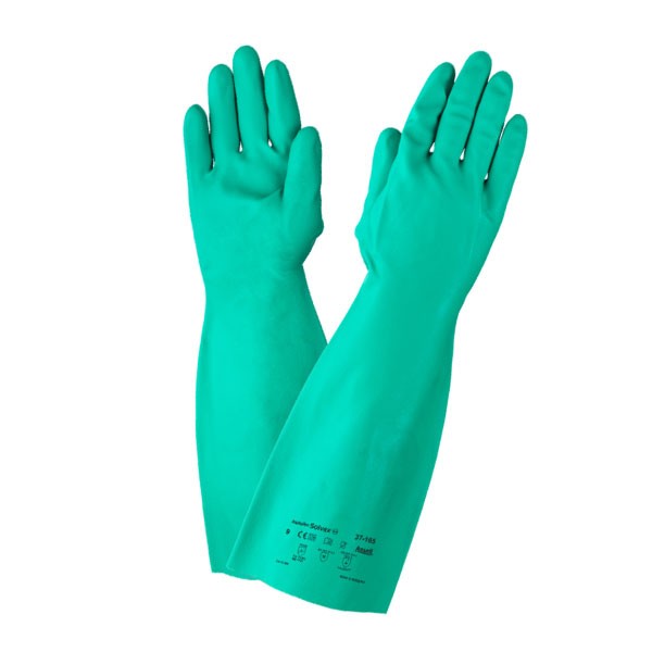 ANSELL 내화학장갑 알파텍 솔벡스 37-165 NITRILE 380mm 10호(12켤레)