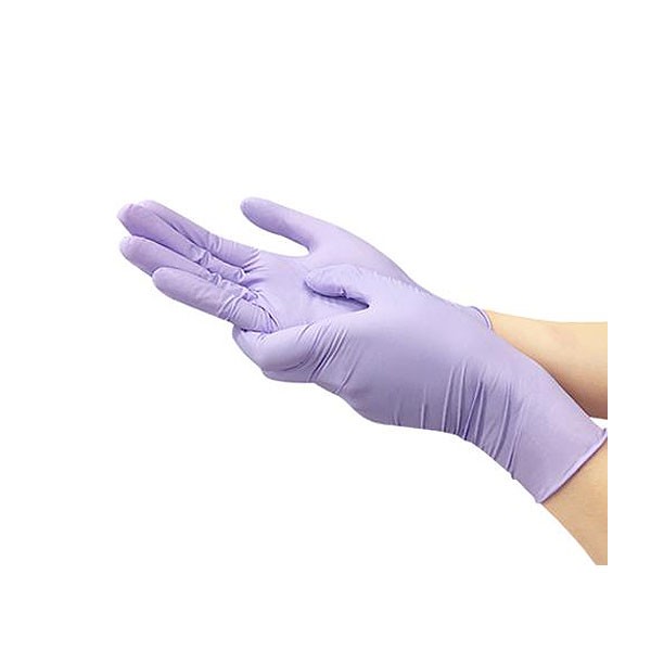 [업체별도배송]코레카 니트릴장갑 크린스킨-S(LAVEN CARE) 라벤더 10inch LARGE(100EA/PK)