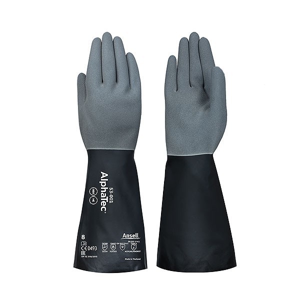 [PSG안전(안전장갑/내화학장갑)]ANSELL 내화학장갑 알파텍 53-001 NITRILE/NEOPRENE 350mm 8호