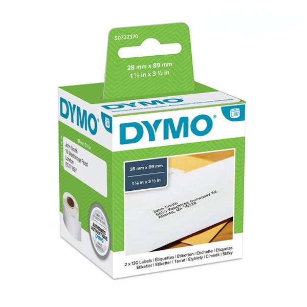 [업체별도배송]라벨 백색 (W)28mm*(D)89mm 아트지 롤(130EA*2ROL/BOX)