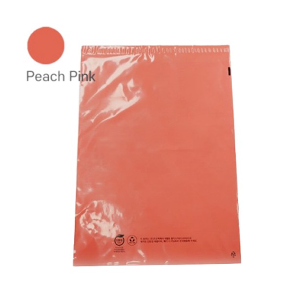 [업체별도배송]재활용 PE 택배봉투 (M) 핑크 (t)0.075mm (W)300mm*(D)400mm+(접착)40mm(300EA/PK)