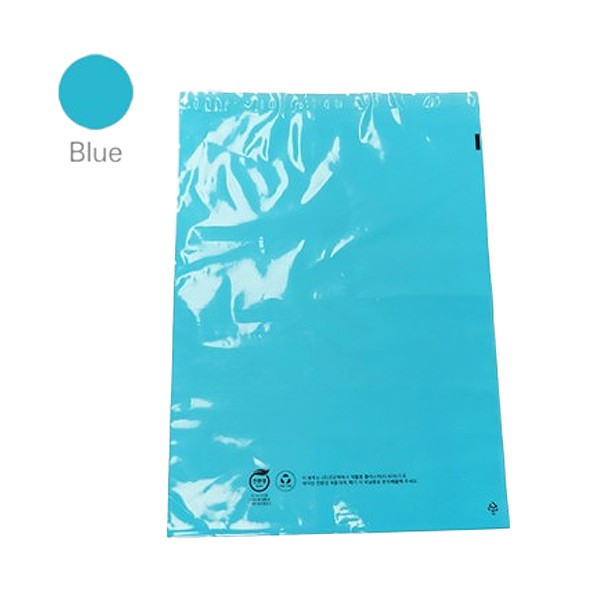 [업체별도배송]재활용 PE 택배봉투 (M) 블루 (t)0.075mm (W)300mm*(D)400mm+(접착)40mm(300EA/PK)