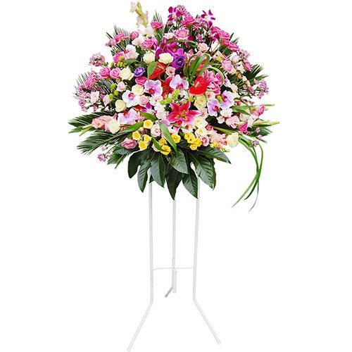 [업체별도배송][면세]축하스탠드화환(중)
