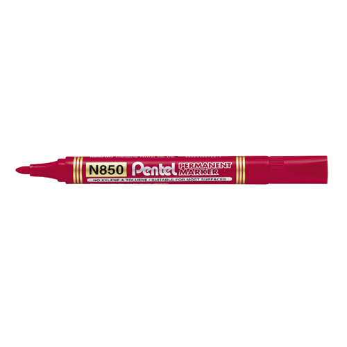 유성마카펜(N850/적/PENTEL)