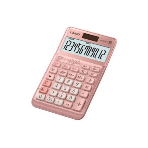 [W60245]계산기(JF-120FM-PK/핑크/CASIO)